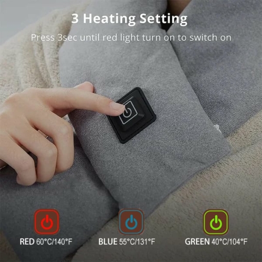 🔥last Day 60% Off🎁intelligent Electric Heating Scarf🔥 Beige